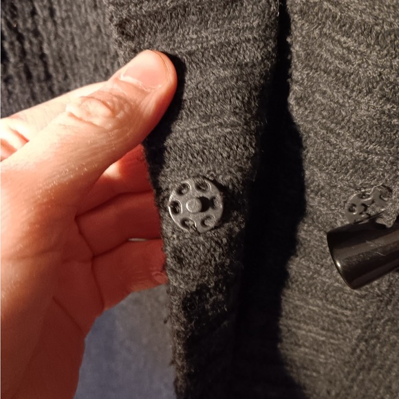Gray takeout cardigan sweater - Picture 10 of 13